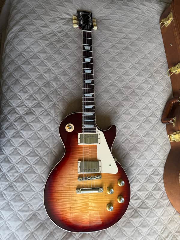 Gibson Les Paul Standard 50's AAA Top Electric Guitar, Bourbon Burst, Open Box (Very Good)