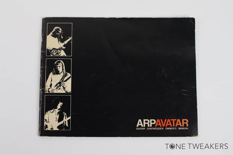 ARP Avatar Owner Manual Instruction Book analog synthesizer VINTAGE SYNTH DEALER image 1
