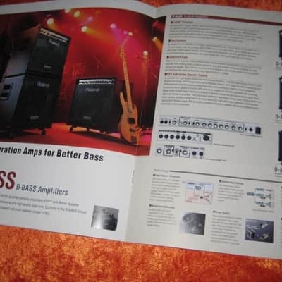 Roland 8 Page Catalog of Amplifiers for Guitar and Bass 2006 image 3