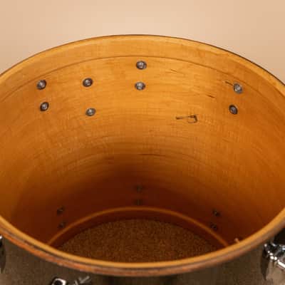 1970s Slingerland Black Chrome Drum Set 14x24 9x13 and 16x16 image 23
