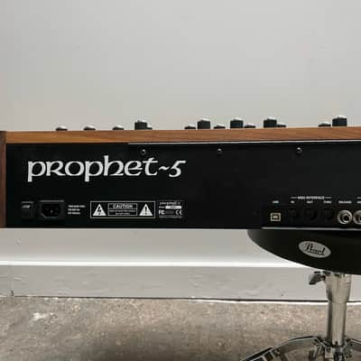 Sequential Prophet-5 61-Key 5-Voice Polyphonic Synthesizer 2020 - Present - Black with Wood Sides image 7