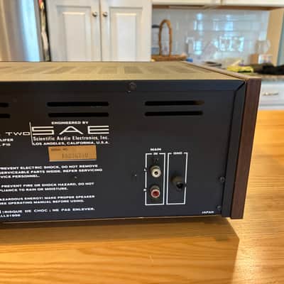 SAE P10 Power Amp 1980 - Black/Walnut image 10
