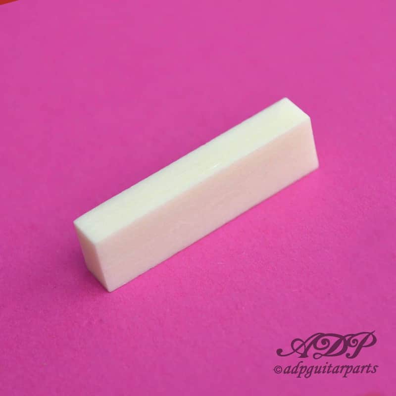 Unslotted Bone Banjo Nut Blank image 1