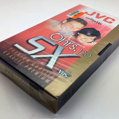 JVC T-120 DU SX 6 Hrs Blank VHS Video Cassette - Brand New - Factory Sealed image 2