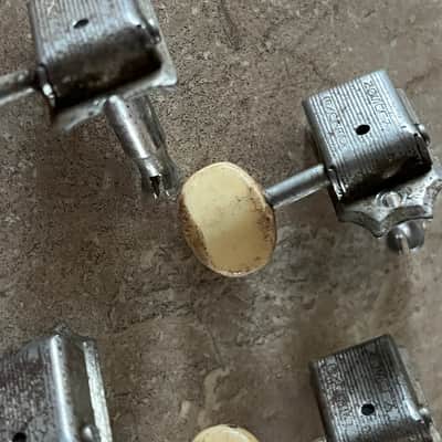 1964 1965 1966 set Fender Musicmaster Duo Sonic Mustang guitar tuners tuning pegs image 5