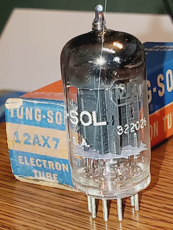RCA 12AX7 Black Plate "Tung-Sol" NOS/NIB MaxiPreamp2/TV7 Tested (1)Tube Lot image 1