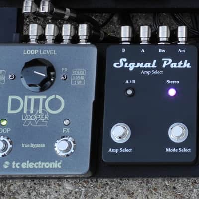 A/B Amp Select Pedal for use with TC Ditto, BOSS, or similar Recording Looper image 6
