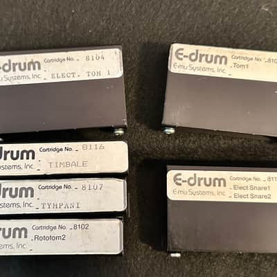 E-MU Systems Drumulator w/ e-drum cartridges, Doepfer MSY2 for Syncing and cables image 5