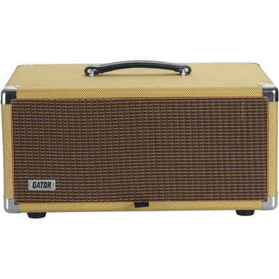 Gator GR-RETRORACK-4TW Rack en bois 4U vintage amp tweed image 1
