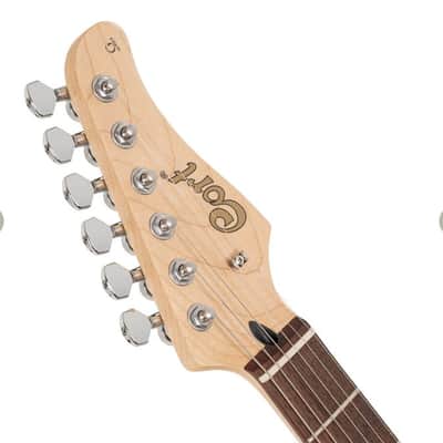 Cort G200SKB G Series 200 Double Cutaway Electric Guitar. Sky Blue image 10