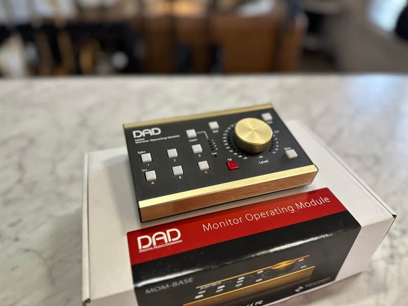 DIGITAL AUDIO DENMARK DAD-MOM MONITOR OPERATING MODULE 2024 - Gold and Black image 1