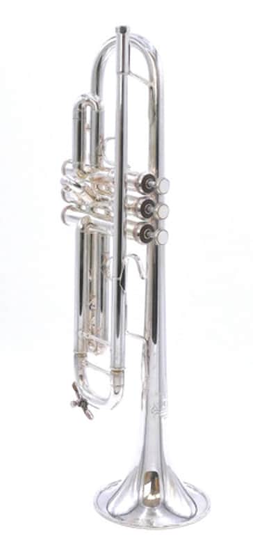 Pre-Owned Bach Stradivarius 43H/43 Trumpet in Silver Plate w/Heavyweight Bell! image 1