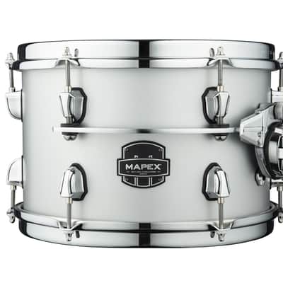 Mapex Saturn Evolution 10x8" Iridium Silver Lacquer w/Chrome Hardware Drum Rack Tom Tom Maple-Walnut | NEW | WorldShip | Dealer image 1