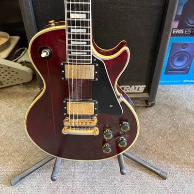 Gibson Les Paul custom 1979 - Wine red image 2
