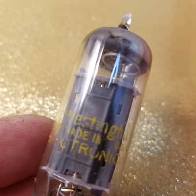 Westinghouse ONE (1) 12BH7A tNOS AT1000 TESTED Vacuum Tube 12BH7 dual triode 1968-1976 image 2