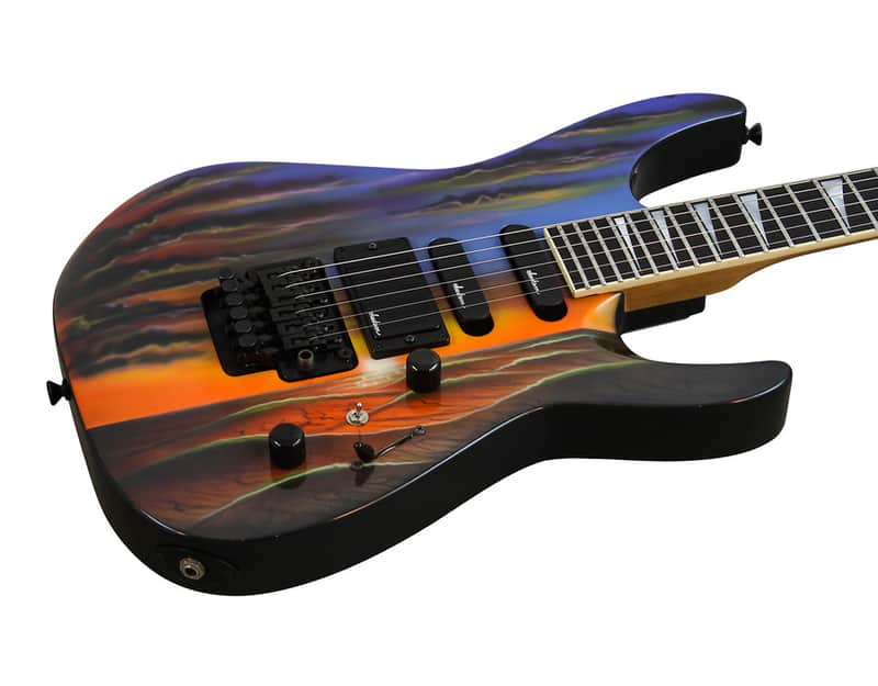 Pre-owned Jackson USA Fusion Sunset Graphic 1990 image 1