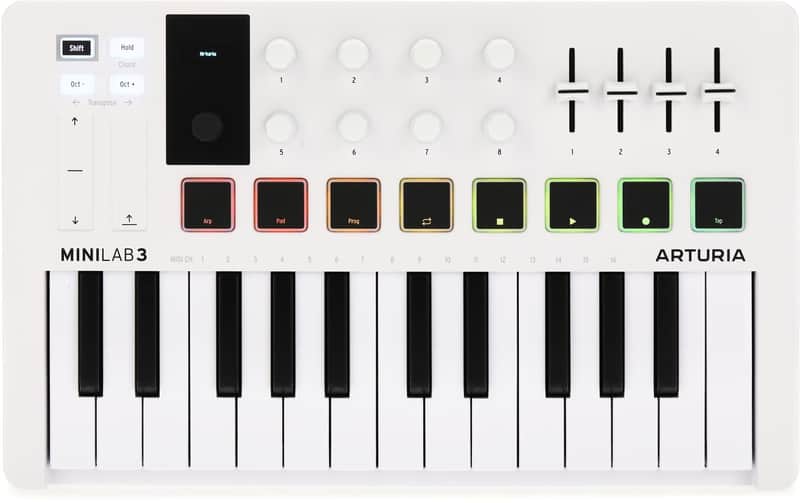 Arturia MiniLab MKIII 25-Key MIDI Controller | Reverb