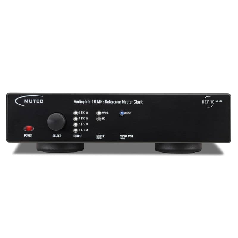 Mutec REF10 NANO Compact 10 Mhz Reference Master Clock - Black image 1