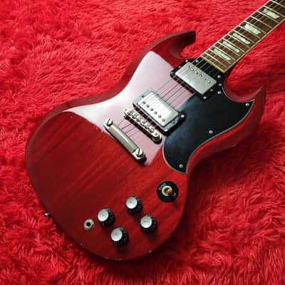Greco SS-600 or SS-65 1990 SG Standard - Mint Collection - Cherry Red Finish - Original SCREAMIN Humbuckers - Fujigen Made - Made In Japan MIJ image 3