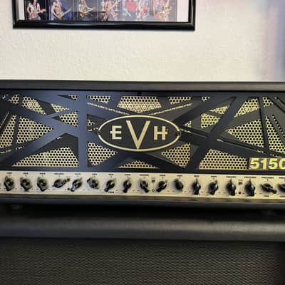 EVH 5150III EL34 100W HEAD WITH 4X12 CABINET 5150iii - Black image 1
