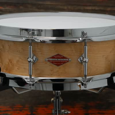 Craviotto 4.5x14" Private Reserve Birdseye Maple Snare Drum image 1