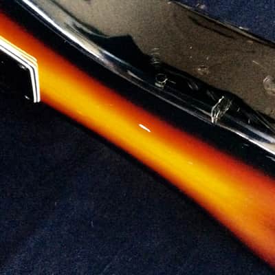 VINTAGE 1967 DOMINO SPARTAN 3 TONE SUNBURST MADE IN JAPAN MATSUMOKU  UPGRADED FENDER N3 SINGLE COIL image 12