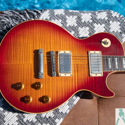 1989 Gibson ‘59 Les Paul Pre-Historic Flametop Reissue - '57 Classic PAF's! - AAAA Killer Top! Heritage Cherry Sunburst - Yamano Export w OHSC & Pro Set Up! (Perfect Frets/Action/Intonation) image 21