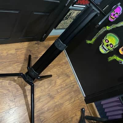 K&M 18860 Spider Pro Dual Tier Keyboard Stand w/ Laptop Rest Black image 16