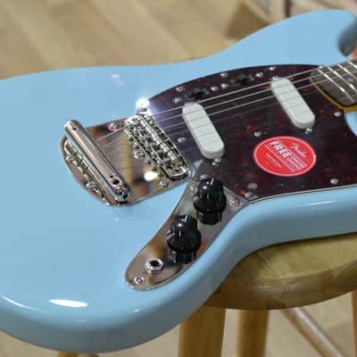 Fender Squier Classic Vibe '60s Mustang Sonic Blue Electric Guitar image 3