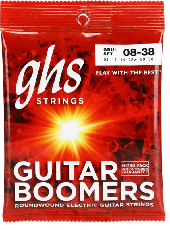 GHS - GBUL Guitar Boomers - Electric Guitar String Set - 8-38 - Ultra Light (GBUL) image 1