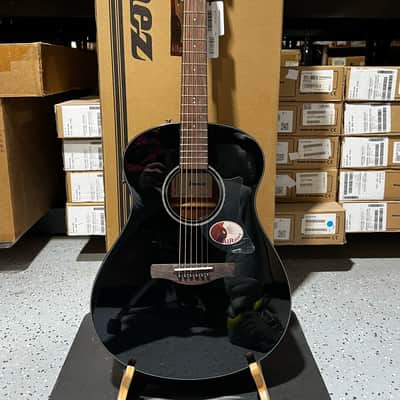 Ibanez AAM100EBK Advanced Acoustic Auditorium Acoustic-electric Guitar - Black image 1