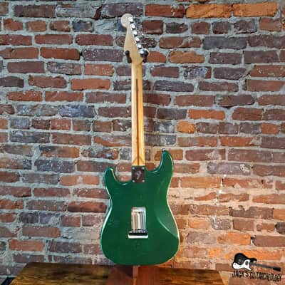 JACK'd: Fender Stratocaster *MIM Factory Fire* w/ Refinish & Upgrades (1994 - Bullitt Green Relic) image 11