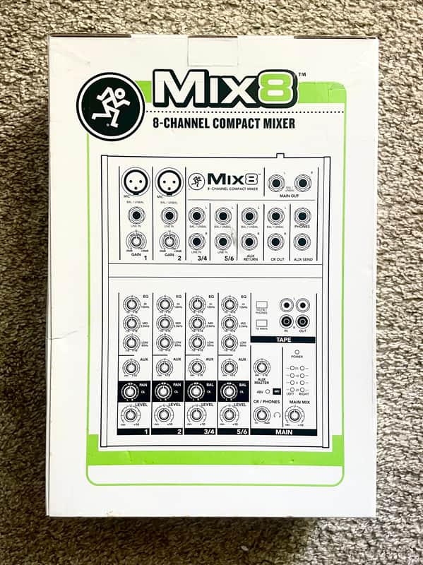 Mackie Mix8 8-Channel Compact Mixer image 1
