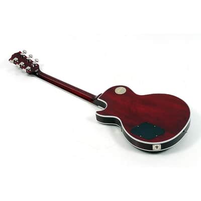Immagine Gibson Custom Les Paul Custom Bats in Flight Electric Guitar - Regular Dark Red Burst - 2
