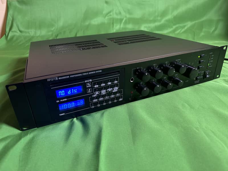 APart MA200CDR Professional Public Address System Amplifier image 1