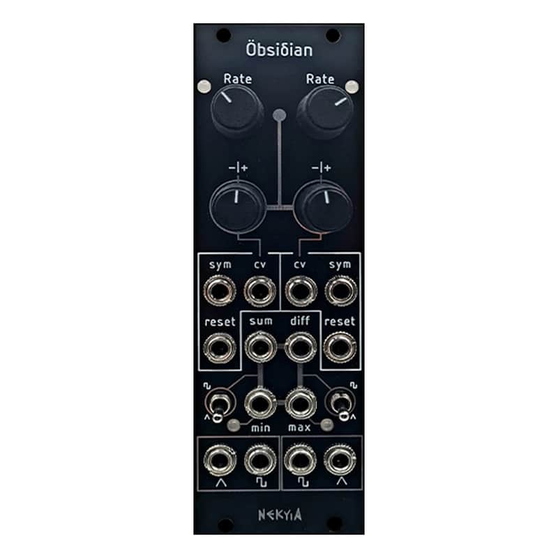 Nekyia Circuits Obsidian Eurorack Dual Complex LFO Module image 1