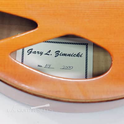 Gary Zimnicki Solo Handmade Hand Carved Archtop #114 @ LA Guitar Sales image 7