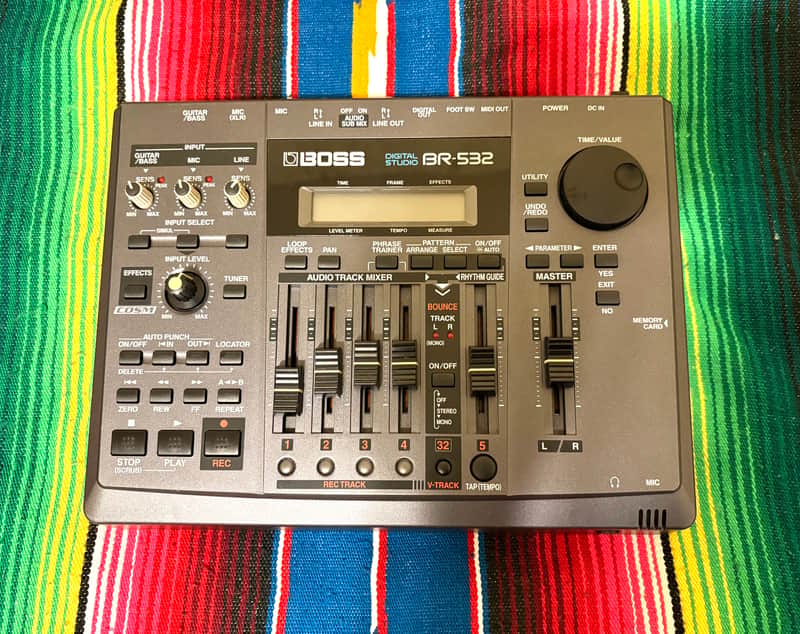 Boss BR-532 compact 4 track digital recorder 00’s - Black image 1