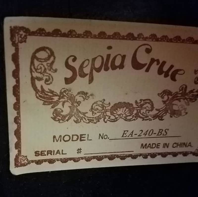 Sepia Crue EA-240-BS Acoustic Electric Guitar With Cutaway | Reverb