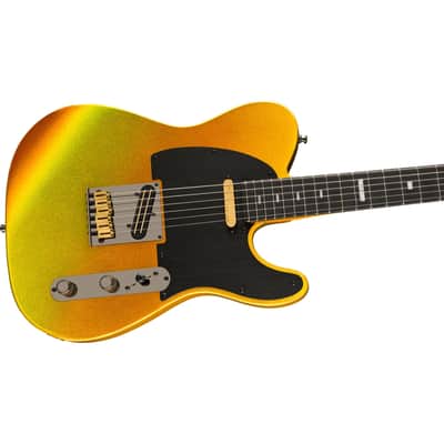 Fender 75th Anniversary Ultra II Telecaster Ebony Liquid Gold image 4
