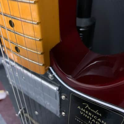 Fender American Vintage II '77 Telecaster Custom with Maple Fretboard 2022 - Present - Wine image 4