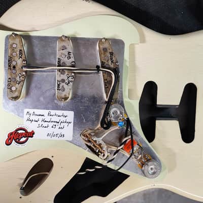 MyDream Partcaster Custom Built - Relic Aged White Hepcat 69' image 10