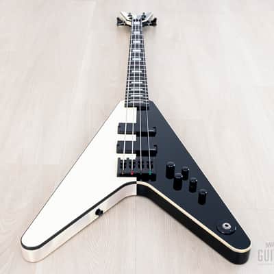 2012 Dean USA Michael Schenker Flying V Bass NAMM Limited Edition, 1 of 25, Signed w/ Case image 11