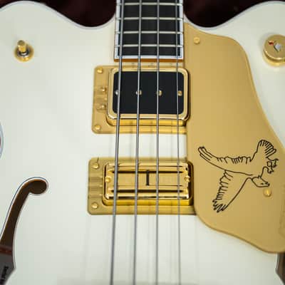 Gretsch G6136B-TP Tom Petersson Signature Falcon Bass 2017 - Present - White image 5