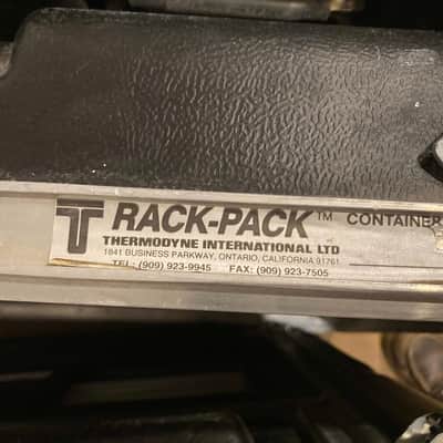 Rack-Pack Custom Built Rackmount Shock Case 12U Twelve Space ATA flight case with caster wheels image 5