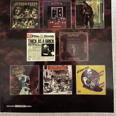 Jethro Tull - Guitar Anthology - Guitar Tab / Tablature Book image 1