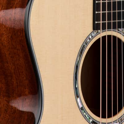 Taylor Custom Shop Select 414ce Tropical Mahogany/Sitka Spruce, Black Binding #63062 image 8