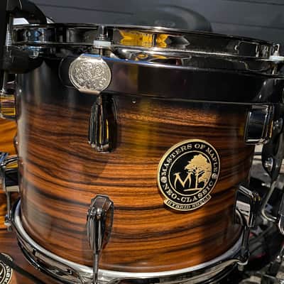 Masters Of Maple Neo Classic kit exotic Santos Rosewood 12-16-22 DW brackets and legs image 8