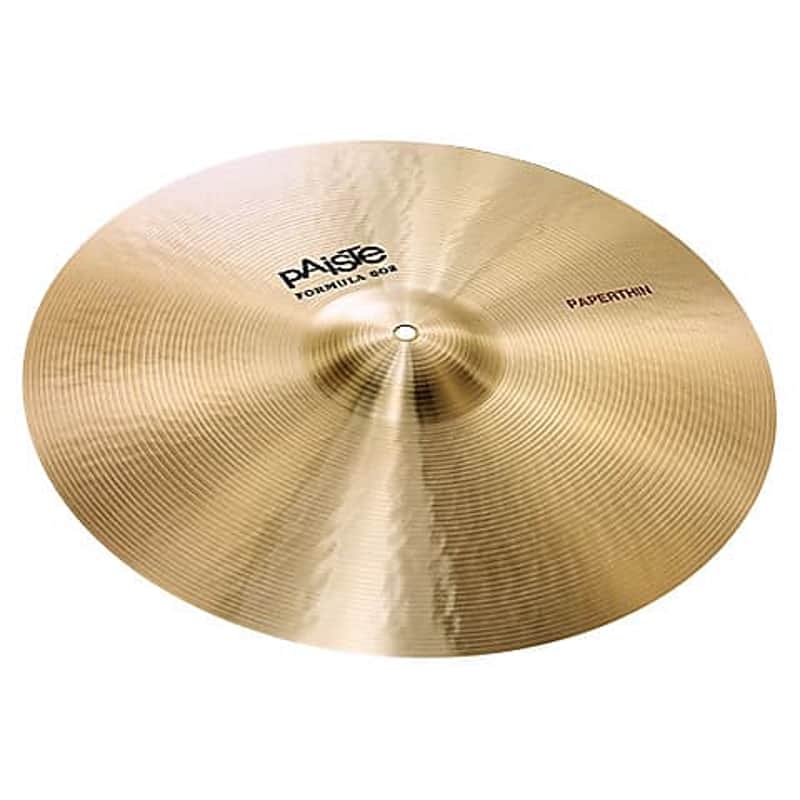 Paiste 18" Formula 602 Classic Paperthin Crash Cymbal image 1