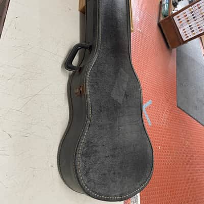Gibson EB-O chipboard bass case - Clack/red interior image 1